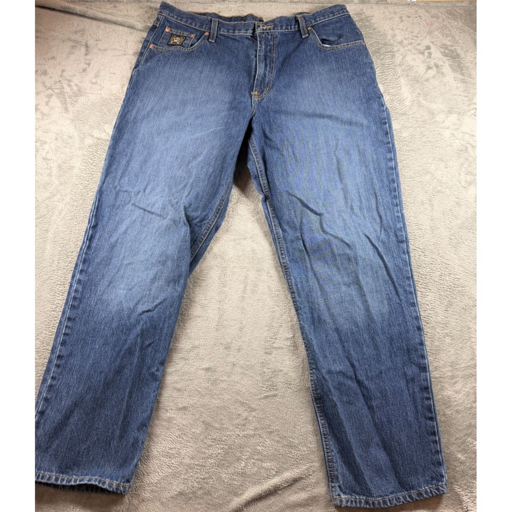 Cinch Black Label Jeans Mens 38x32 Loose Fit Tapered Denim MB90633002
